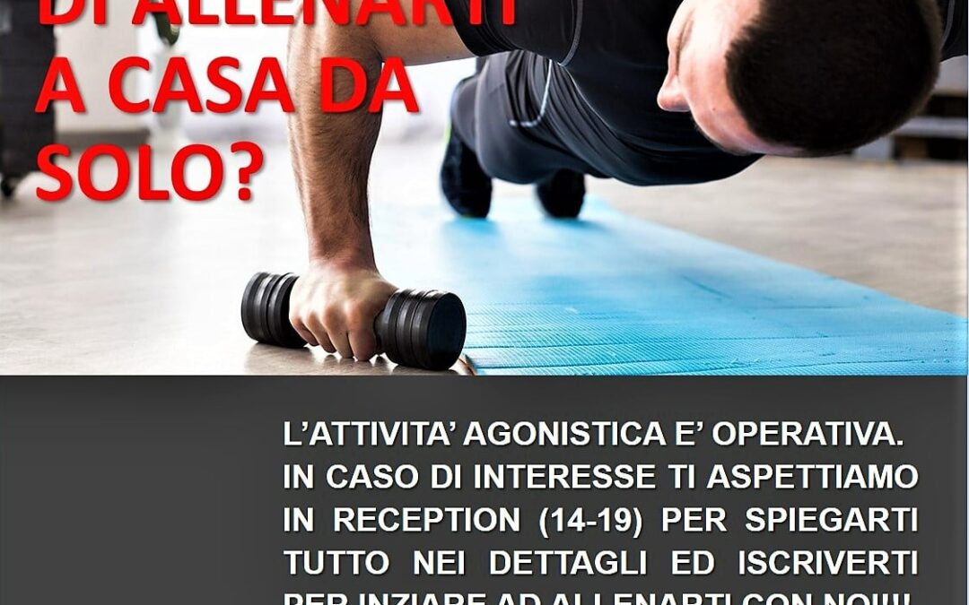 Operativa l’attività agonistica