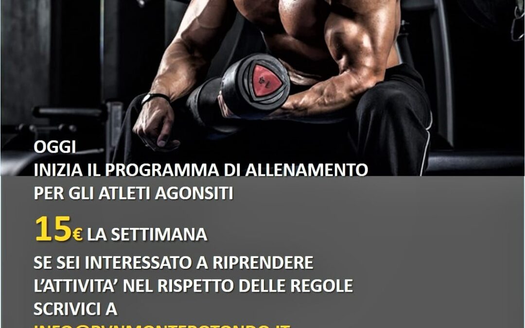 Inizia programma allenamento per agonisti FIPE